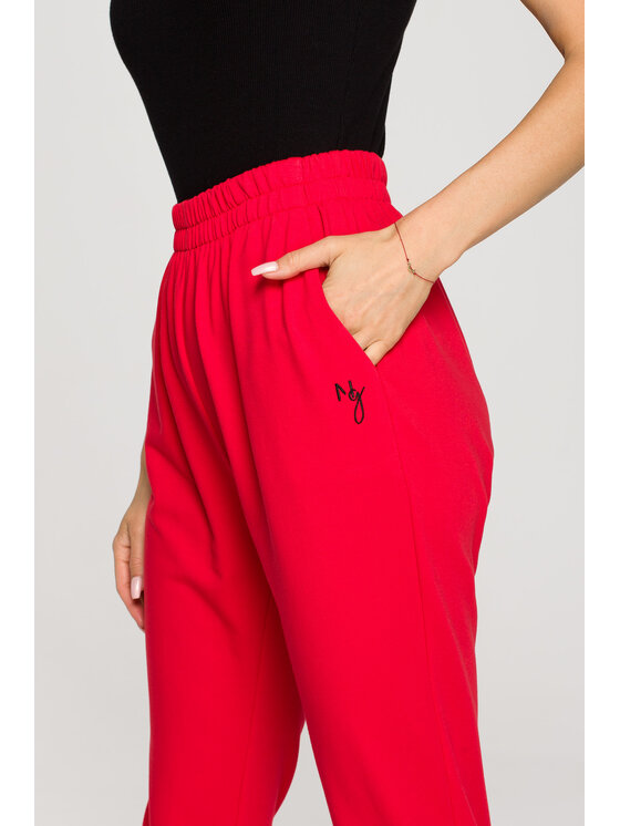Made of Emotion Made of Emotion Pantaloni da tuta M692 Rosso Active Fit