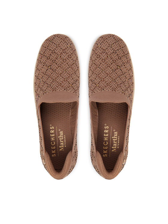 Skechers Skechers Półbuty Martha Stewart: Pier-Lite - My Reflection 188019/MOC Brązowy