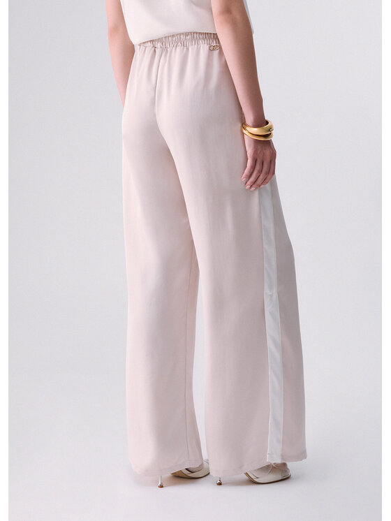 Liu Jo Liu Jo Pantaloni di tessuto TF6041TS204D3021 Bianco Regular Fit