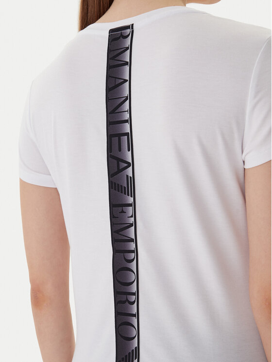 EA7 Emporio Armani EA7 Emporio Armani Tričko 7W000673 AF12945 U0002 Biela Slim Fit