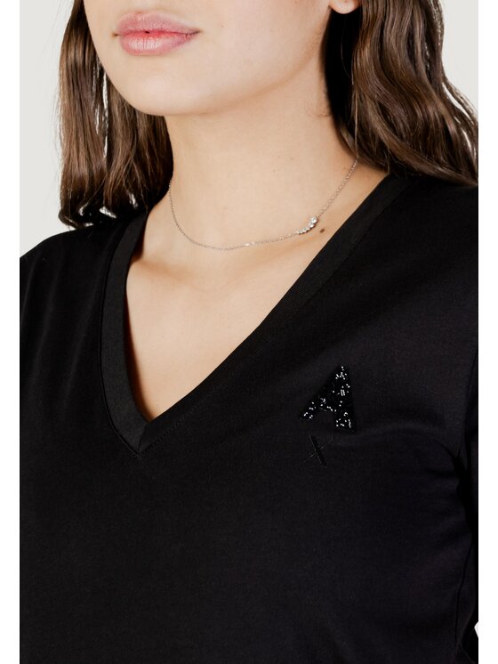 Armani Exchange Armani Exchange Футболка XW002330 AF10356 UC001 Чорний Regular Fit