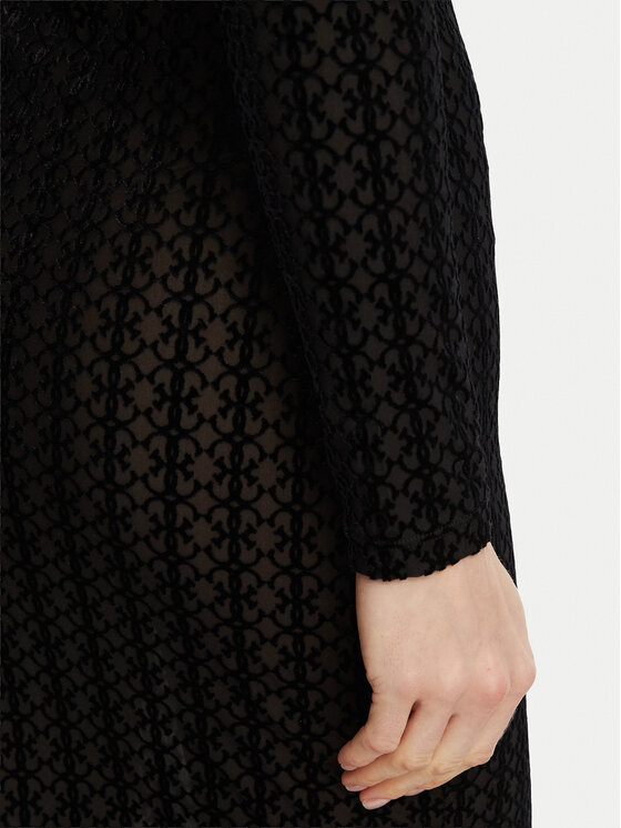 Guess Guess Коктейльна сукня O6BK04 K5046 Чорний Slim Fit