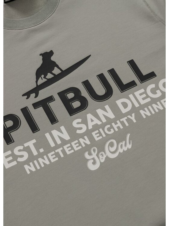 PITBULL PITBULL Bluza SURFING DOG Zielony Regular Fit