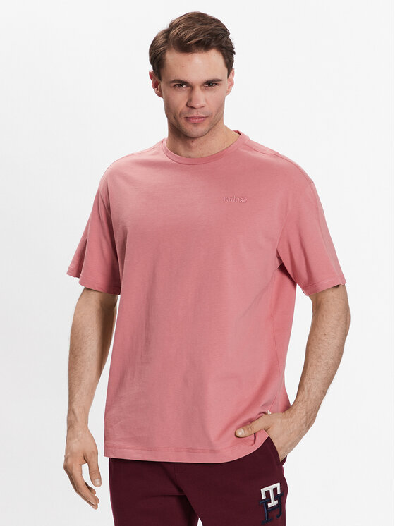Outhorn Тишърт TTSHM453 Розов Regular Fit