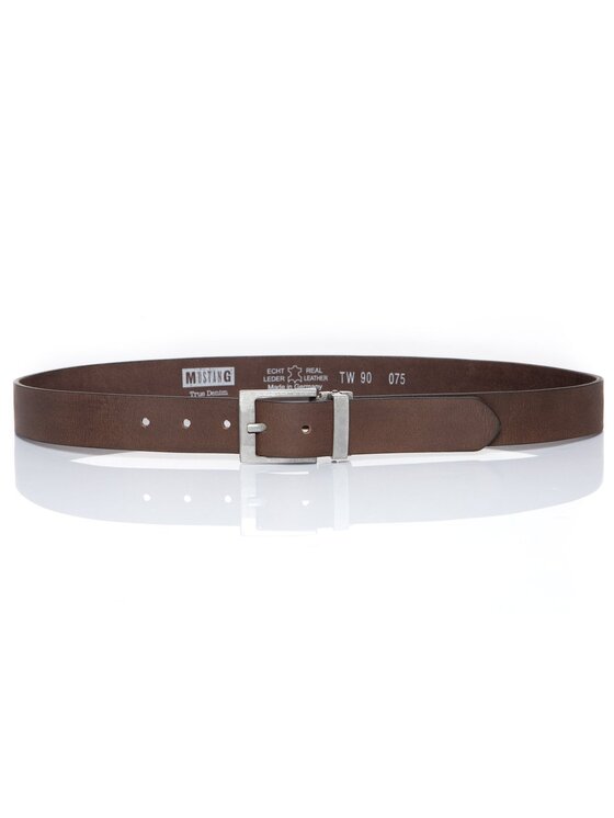 Mustang Mustang Cintura da uomo BELT Marrone