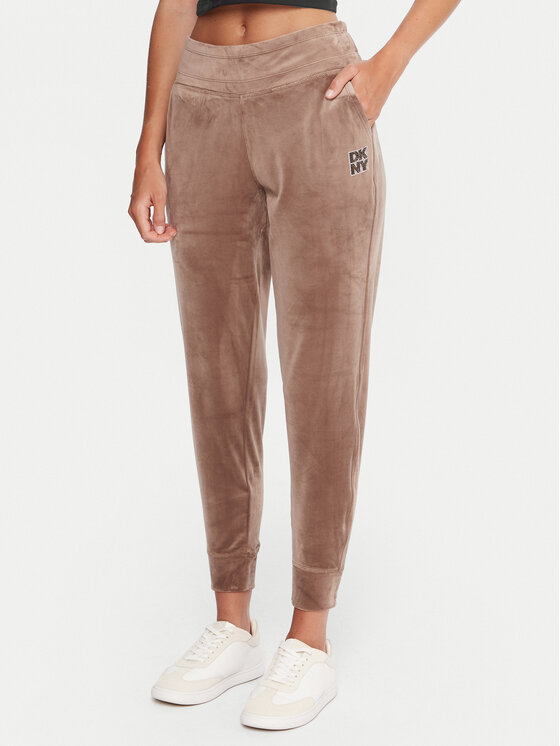 DKNY Sport DKNY Sport Sporta bikses DP5P3710 Bēšs Regular Fit