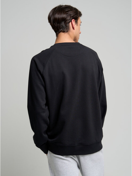 BIG STAR BIG STAR Bluza adamer_906 Czarny Basic Fit