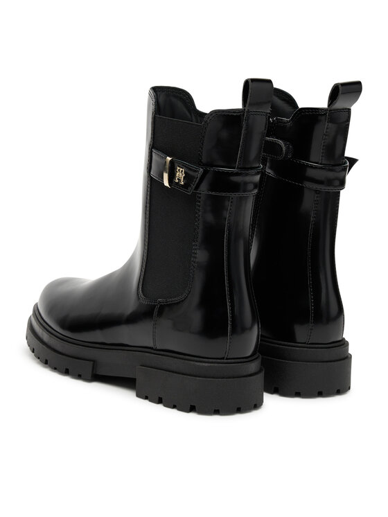 Tommy Hilfiger Tommy Hilfiger Botki Chelsea Boot T4A5-34029-1453 Czarny