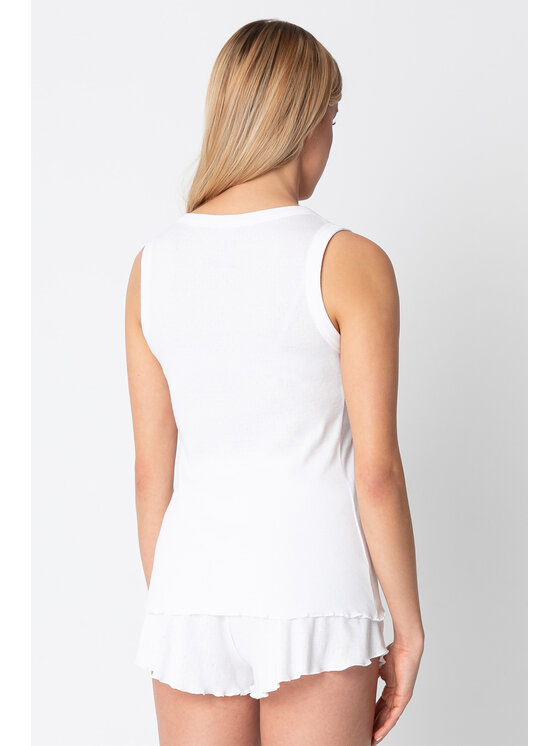 LaLupa LaLupa Piżama LA147 Écru Comfort Fit