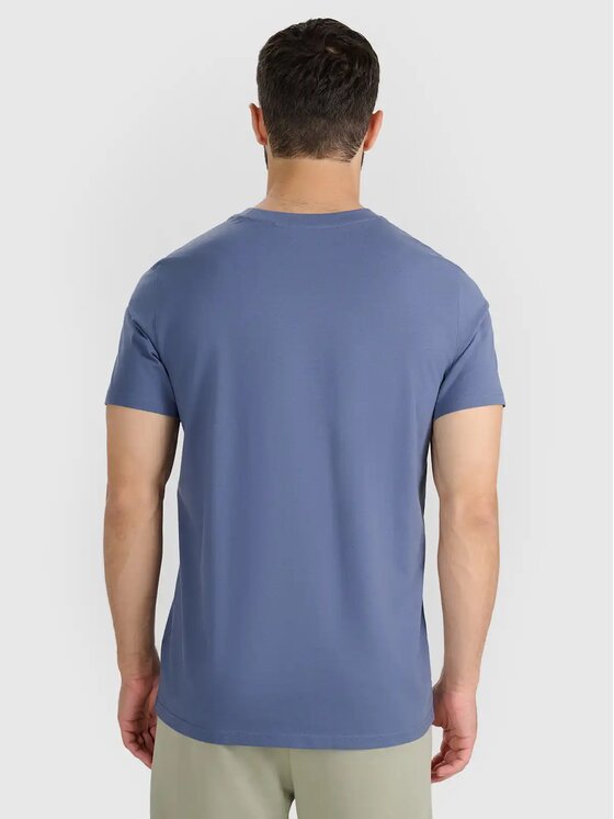 4F 4F T-Shirt 4FWMM00TTSHM2257-32S Niebieski Regular Fit
