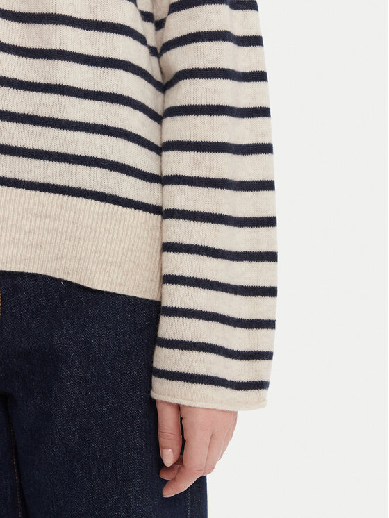 Tommy Hilfiger Tommy Hilfiger Sveter WW0WW46438 Écru Regular Fit