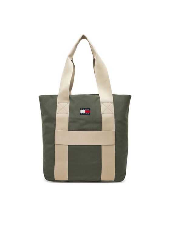 Tommy Jeans Tommy Jeans Torba Retro Cool Tote AM0AM13278 Khaki