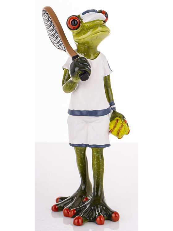 MIAhome MIAhome Figurka żabka FROGG-2 tenisistka Zielony