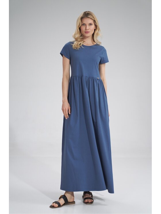 FIGL FIGLFIGL Vestito M787 Blu Regular Fit