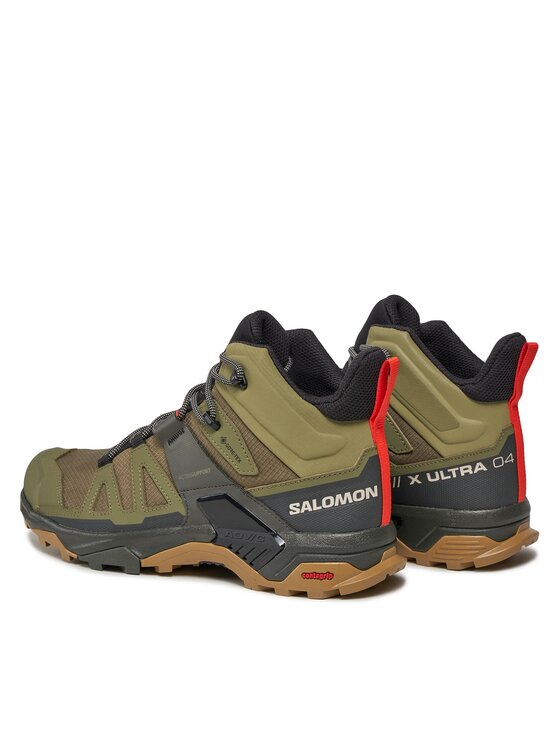 Salomon Salomon Трекінгові черевики X Ultra 4 Mid GORE-TEX L41739800 Зелений