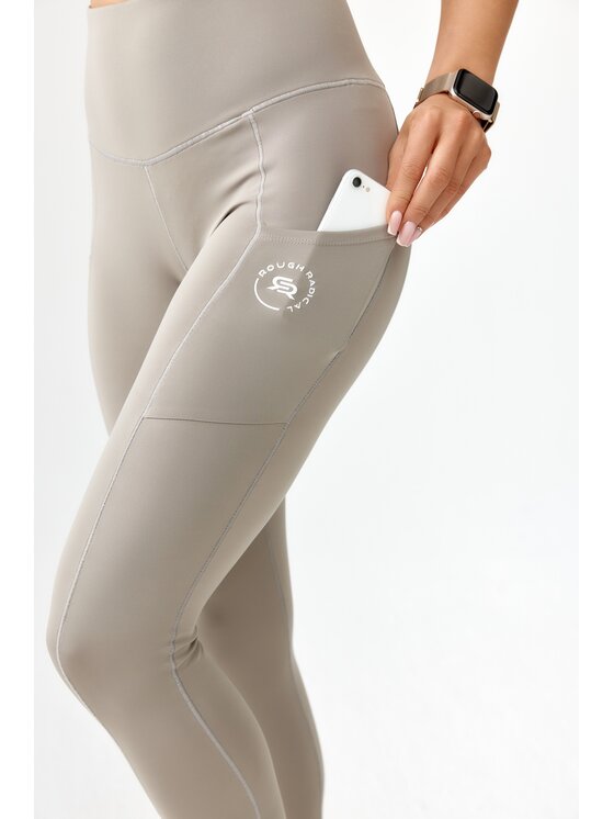 ROUGH RADICAL ROUGH RADICAL Legginsy HAMPTONS LONG Szary Slim Fit