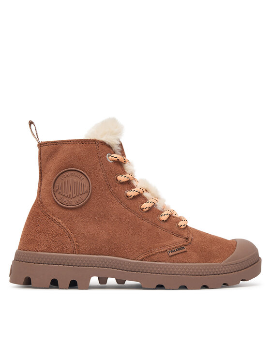 Palladium Palladium Schnürstiefeletten Pampa Hi Zip Wl Hivr 94978-291-M Braun