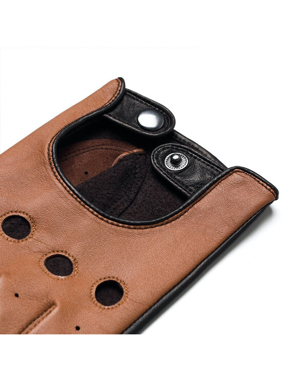 napo gloves napo gloves Rękawiczki Męskie napoDRIVE (brązowy/jasny brązowy) S Brązowy