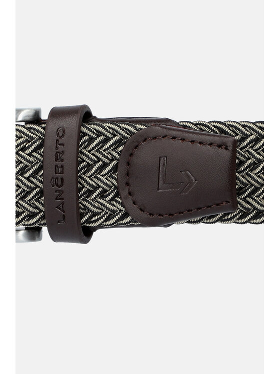 Lancerto Lancerto Pasek Męski Pleat PS090124000026 Czarny