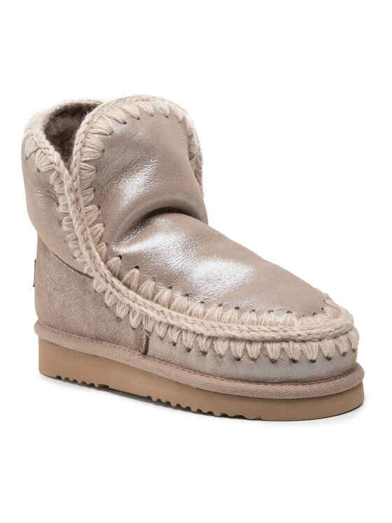Mou Mou Μπότες Χιονιού Eskimo 18 FW101001C Μπεζ