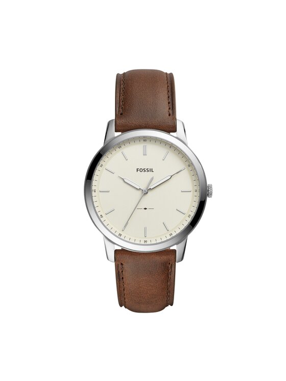 Fossil Fossil Годинник The Minimalist FS5439 Коричневий