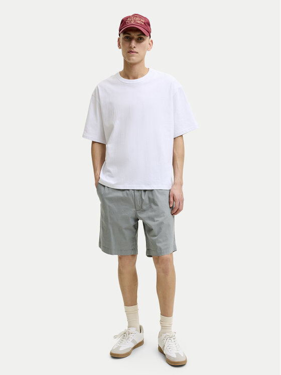 Jack & Jones Jack & Jones Шорти от плат Jaiden 12302141 Сив Regular Fit