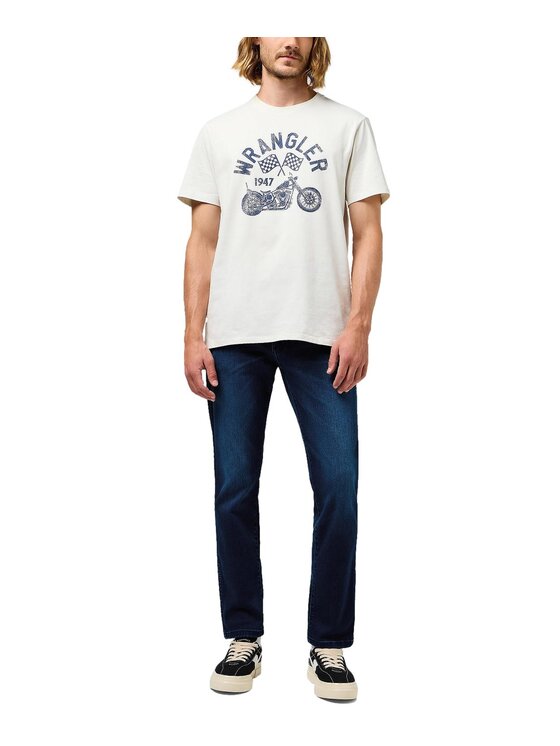 Wrangler Wrangler Jeansy 112360183 Granatowy Slim Fit