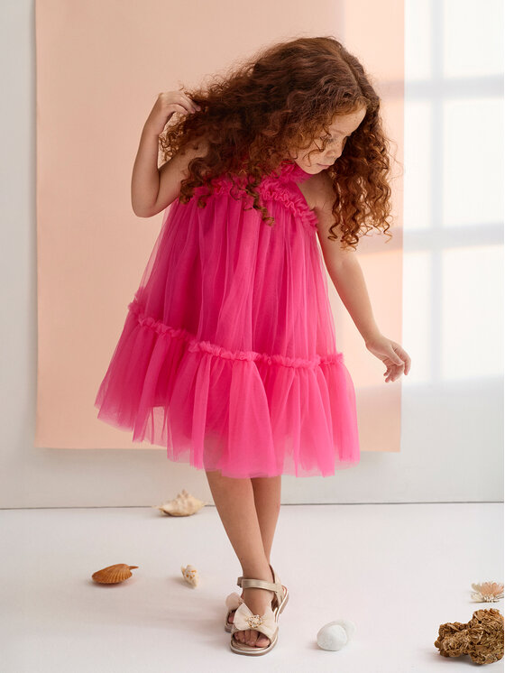 Abel & Lula Abel & Lula Елегантне плаття 5036 Рожевий Regular Fit