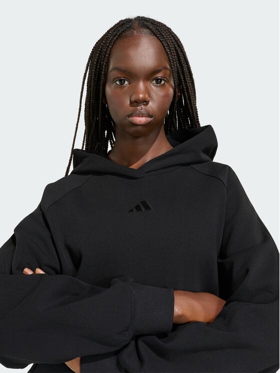 adidas adidas Bluza 164804 Czarny Loose Fit