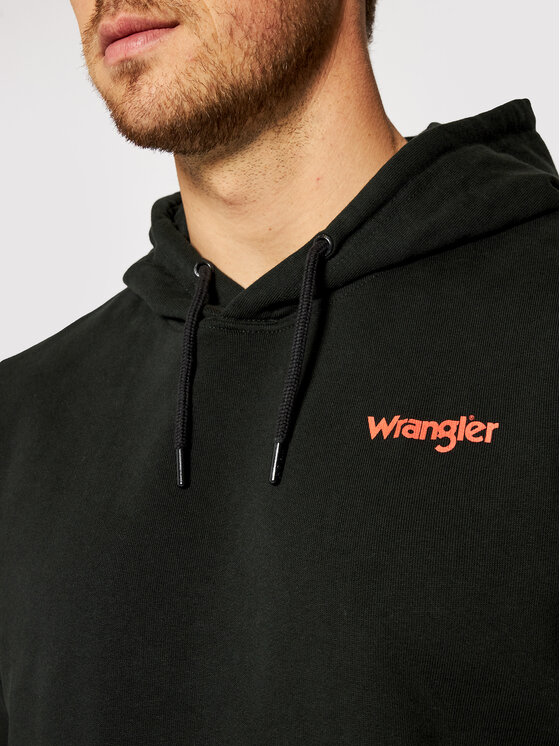 Wrangler Wrangler Felpa BOB MARLEY Vibrations W680H1100 112141473 Nero Regular Fit