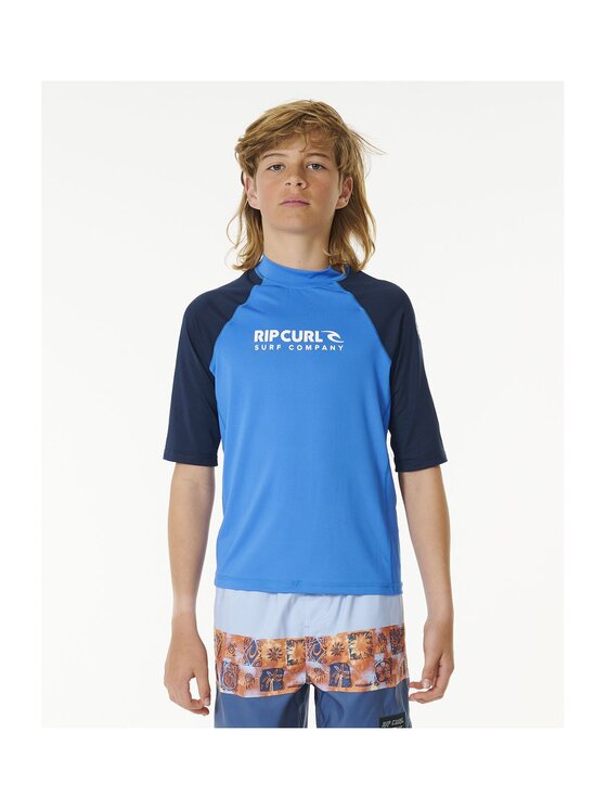 Rip Curl Rip Curl Koszulka do pływania Shock Upf S/S-Boy Niebieski