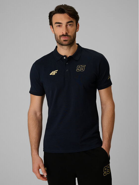 4F 4F Polo MOTOSPORTS 2026 Granatowy