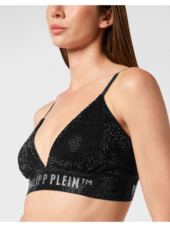 PHILIPP PLEIN PHILIPP PLEIN Biustonosz sportowy 26539 Czarny