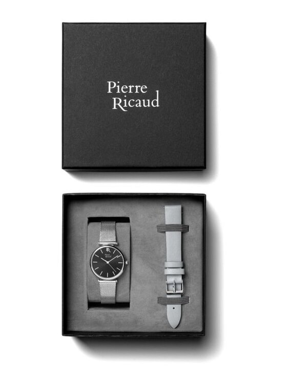 Pierre Ricaud Pierre Ricaud Zegarek P22044.5114QG-SET Srebrny