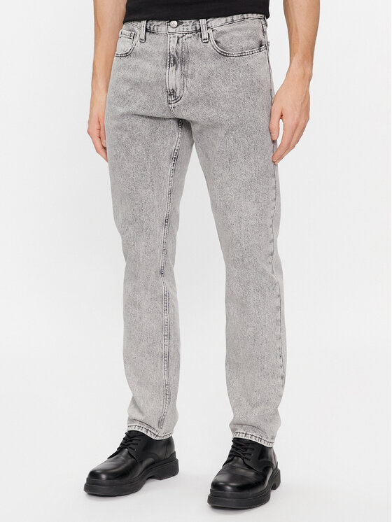 Calvin Klein Jeans Džínsy Authentic Straight J30J324563 Sivá Straight Fit