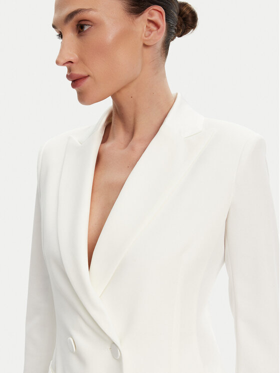 Imperial Imperial Marynarka JU25JAW Écru Slim Fit