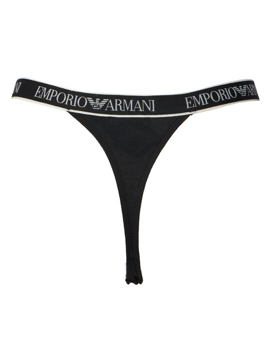 Emporio Armani Underwear Emporio Armani Underwear Stringų komplektas EW000405 AF19026 MC005 Juoda