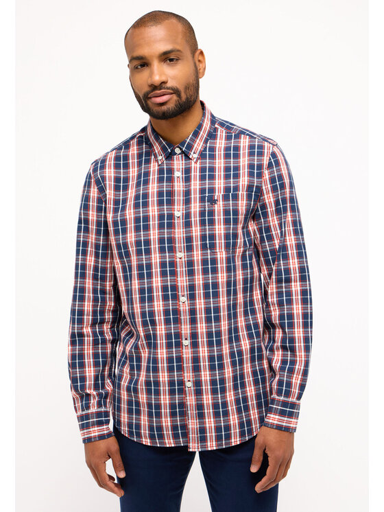 Mustang Mustang Camicia CHESTER Blu Regular Fit