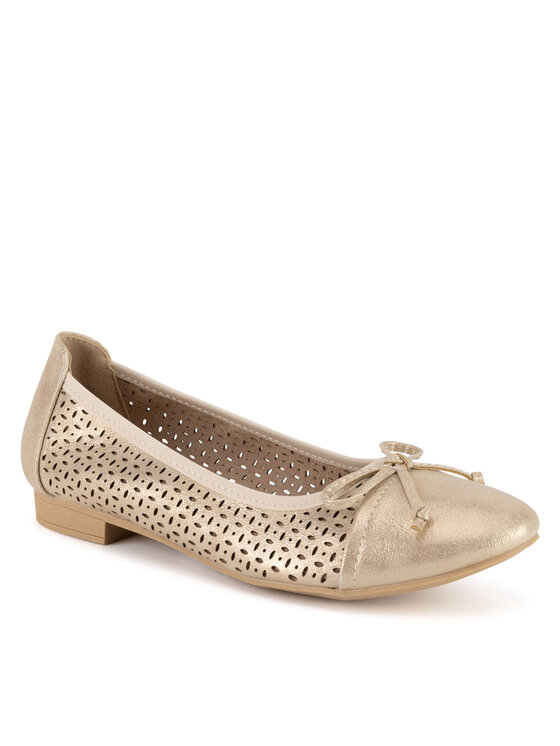 Clara Barson Clara Barson Baleriny WS2055-15 Złoty