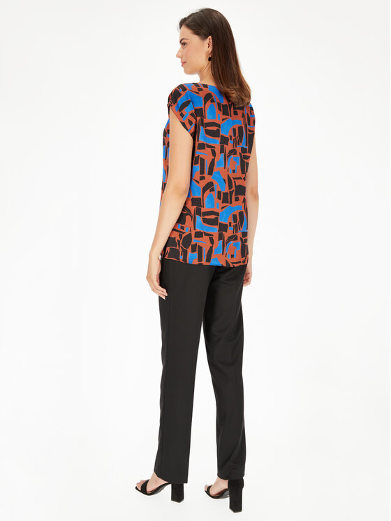 Potis & Verso Potis & Verso Bluzka Milana Kolorowy Regular Fit