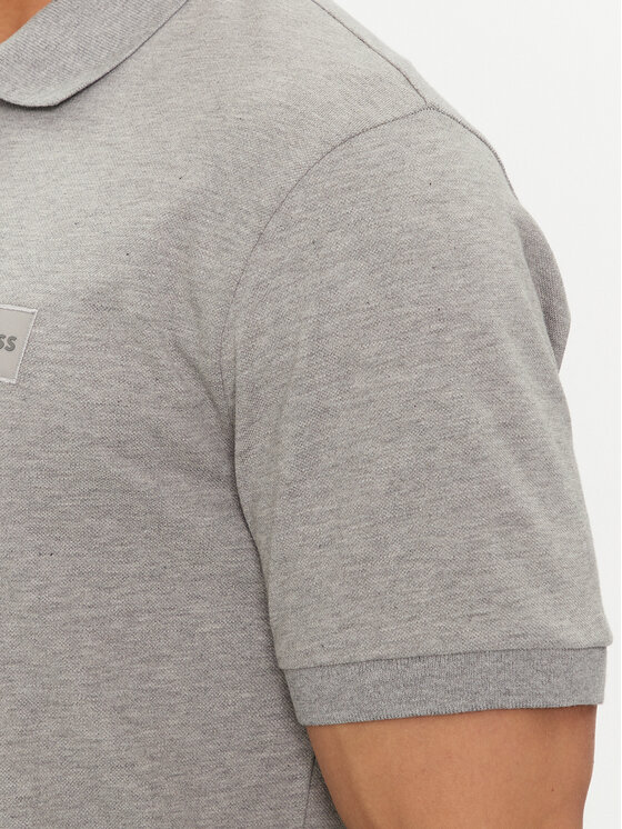 BOSS Boss Polo Passenger 50507803 Szary Slim Fit