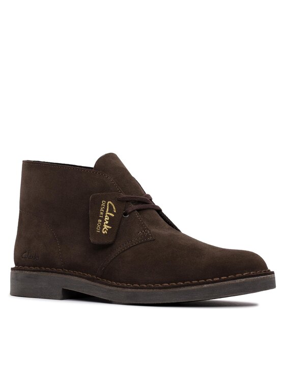Clarks Clarks Kotníková obuv Desert Bt Evo Dark Hnědá