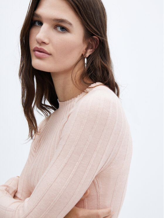 Mango Mango Sweter Flurry 57065793 Różowy Regular Fit