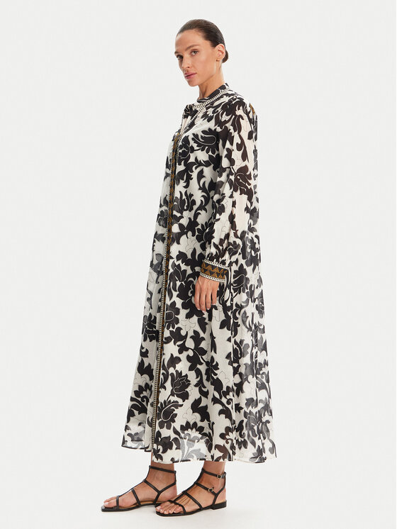 Devotion TWINS Devotion TWINS Φόρεμα καλοκαιρινό Armoni 025.306G Μαύρο Loose Fit