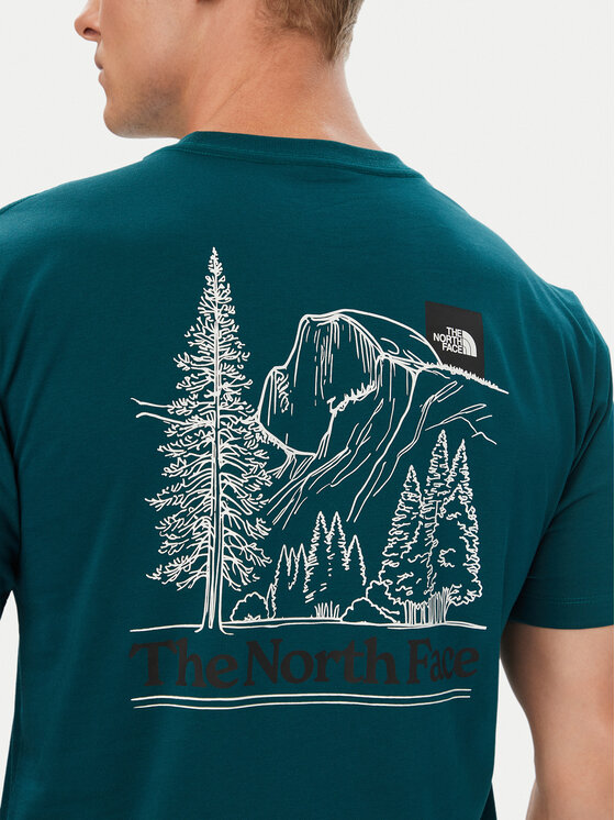 The North Face The North Face Tričko Monte Reg Ss NF0A8JAV Zelená Regular Fit