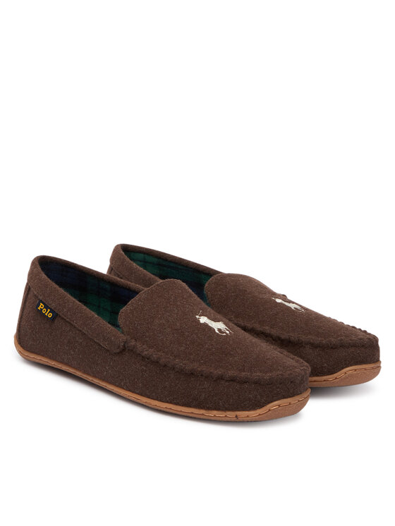 Polo Ralph Lauren Polo Ralph Lauren Мокасини Brennan Wool Dress 843981601003 Кафяв