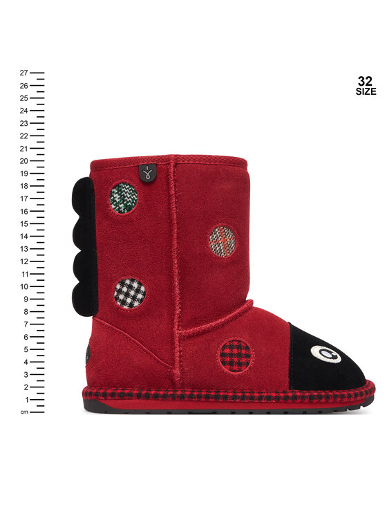EMU Australia EMU Australia Śniegowce Lenny Ladybug K13325 Czerwony