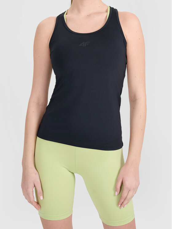 4F 4F T-Shirt 4FWAW26TFSLF1099-20S Czarny Active Fit