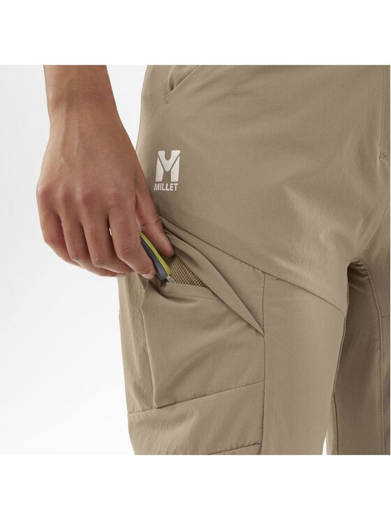 Millet Millet Spodnie outdoor Cimaï Poly Pant W Szary Relaxed Fit