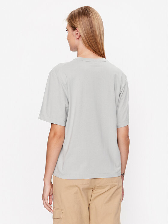 Calvin Klein Calvin Klein T-shirt Coordinates Logo Graphic K20K204996 Siva Relaxed Fit